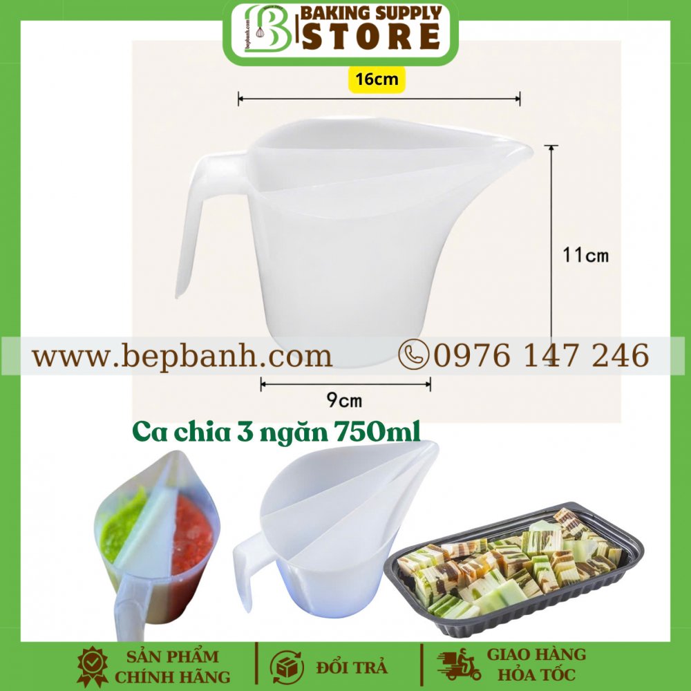 Ca nhựa 3 ngăn đổ rau câu sơn thủy Ca nhựa 3 ngăn đổ rau câu sơn thủy