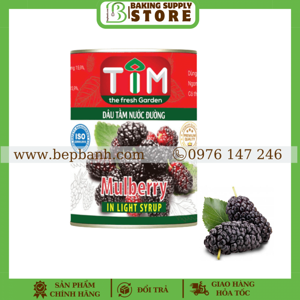 Dâu tằm lon TIM 560g Dâu tằm lon TIM 560g