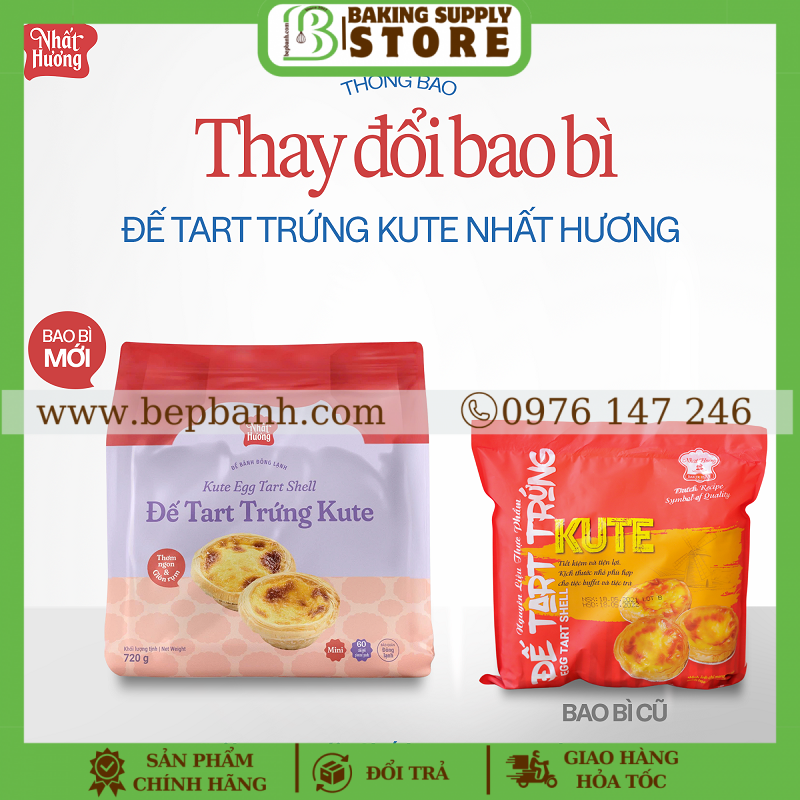 Đế Tart Trứng KUTE (720g 60 cái) Đế Tart Trứng KUTE (720g 60 cái)