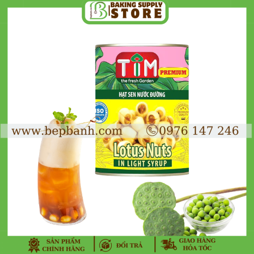 Hạt Sen Nước Đường TIM 560Gr Hạt Sen Nước Đường TIM 560Gr