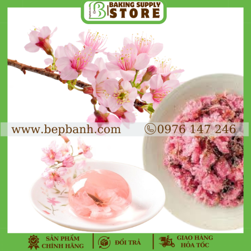 Hoa anh đào muối 50gr Hoa anh đào muối 50gr