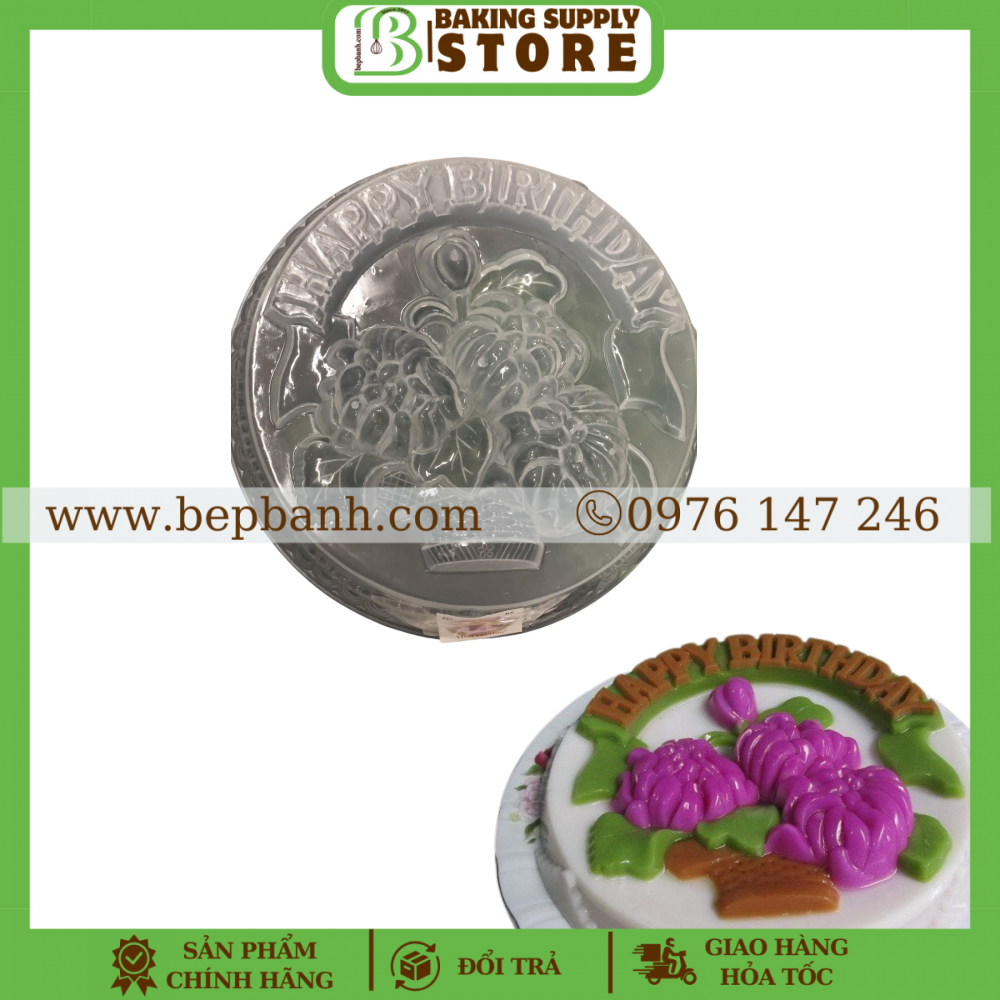Khuôn đổ rau câu nhựa 25cm