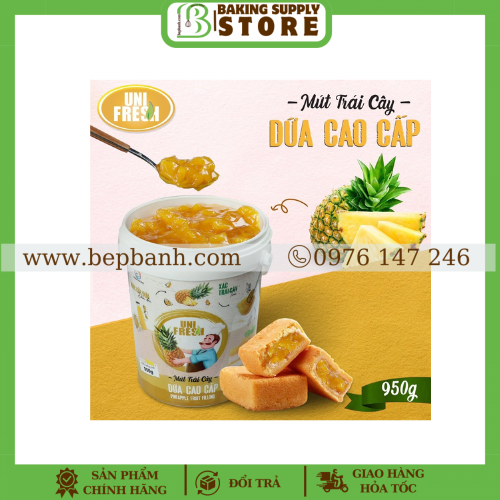Nhân mứt Thơm dứa Unifresh 950g Nhân mứt Thơm dứa Unifresh 950g