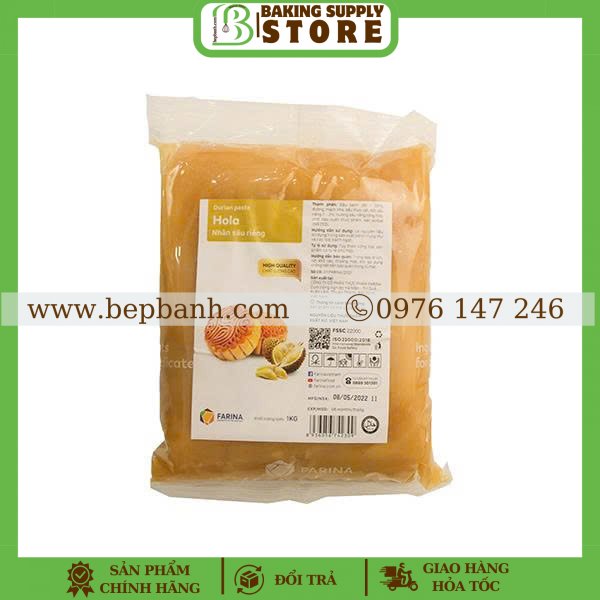 Nhân trung thu sên sẵn SẦU RIÊNG Hola Farina 1 kg
