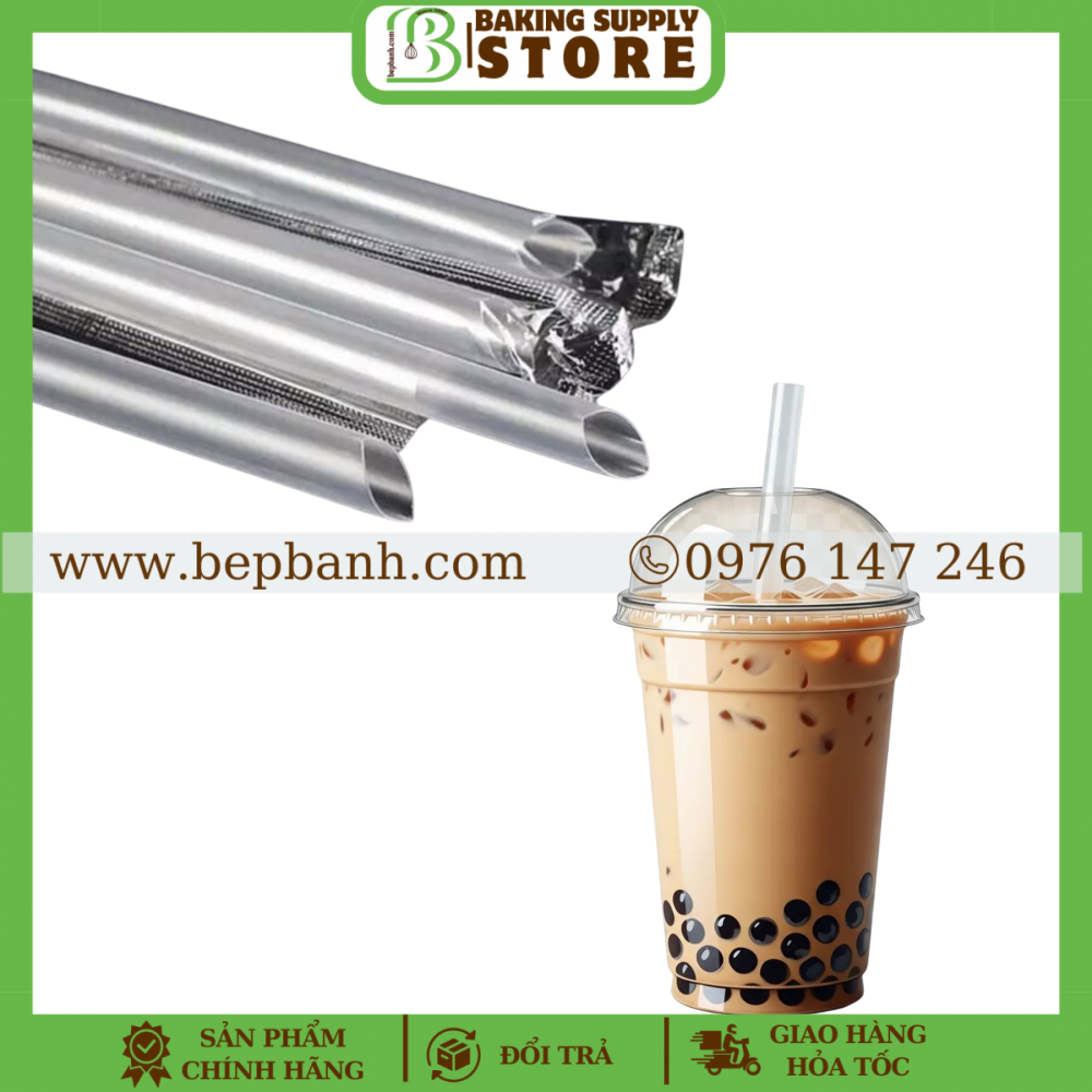 Ống hút bọc màng phi 12 (100c) Ống hút bọc màng phi 12 (100c)