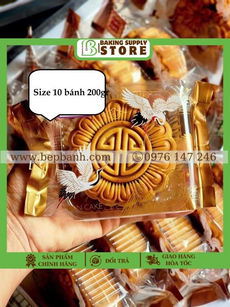Set 100 Túi ép TTVN size 10 bánh 200gr