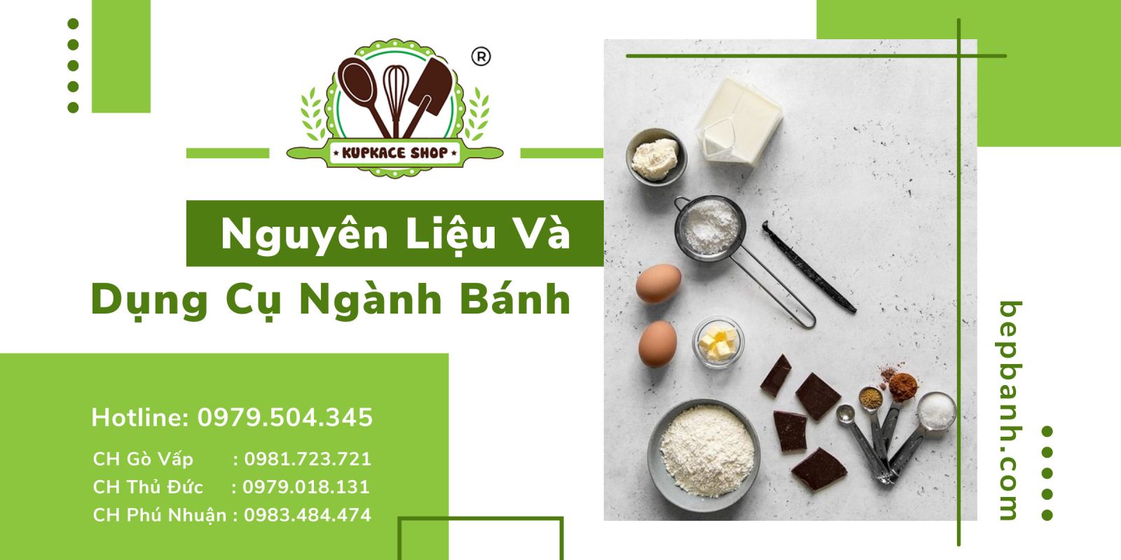 Bột làm bánh mua tại bếp bánh .com