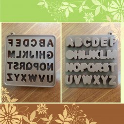 Khuôn silicon 26 chữ cái a-z