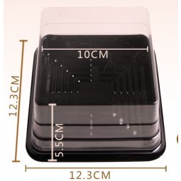 Hộp nhựa 1 bánh 250g mã JLH12-12 nắp đậy