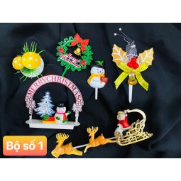 Bộ trang trí giáng sinh - Bộ số 1