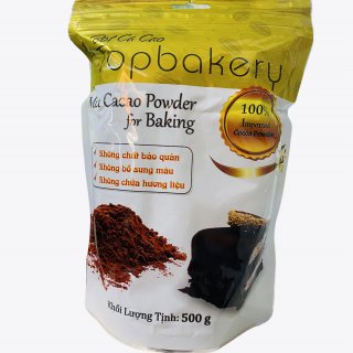 Bột cacao nguyên chất Top Bakery 500gr