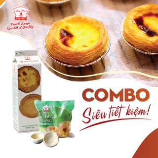 Combo làm bánh Tart + Kem trứng