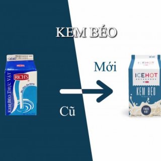 Kem béo thực vật Rich 454gr