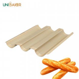 Khuôn bánh mì 3 rãnh Uni MB157