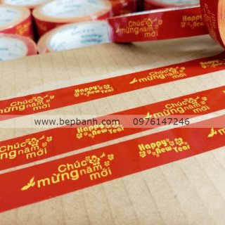 Băng keo Chúc Mừng Năm Mới 24m*16mm