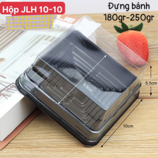 Hộp nhựa 1 bánh JLH10-10 nắp đậy