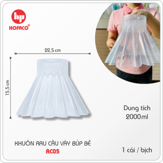 Khuôn rau câu váy búp bê Hofaco RC05