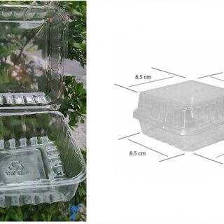 Hộp nhựa gập vuông H127