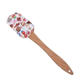 Cây vét Spatula cán gỗ 25