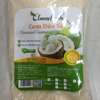 Cơm dừa sấy mịn 200gr