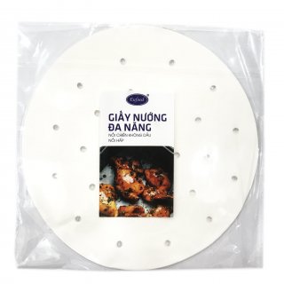 Giấy nến tròn đục lỗ Eufood 23cm set 50 tờ