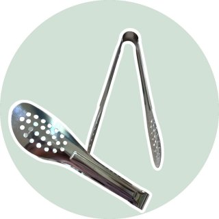 Kẹp gắp inox 18cm