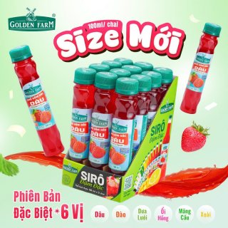 Si rô đậm đặc GF 100ml - Dâu
