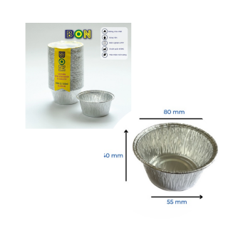 Chén nhôm BON C2 130ml 50C