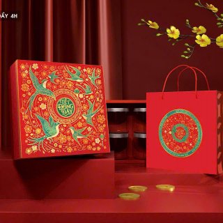 Hộp giấy Tết Đong Đầy 4H