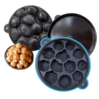 Khuôn bánh thuẫn bông lan 12 bông TL3kg