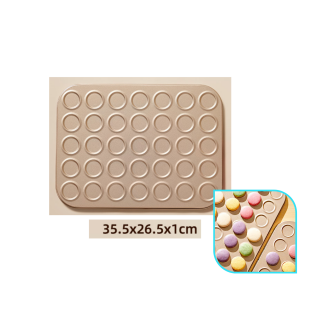 Khuôn nướng tròn cạn 35 ô