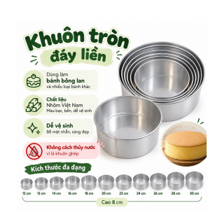 Khuôn tròn đáy liền