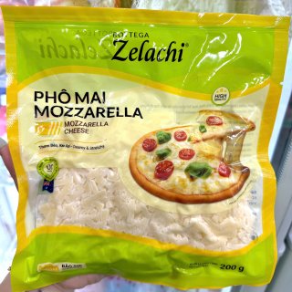 Phô mai mozzarella Zelachi 200gr - Bào 
