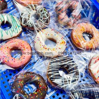 Set 50 túi dán opp 15x22 donut