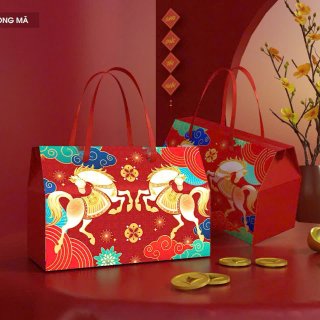 Hộp giấy Song Mã trung